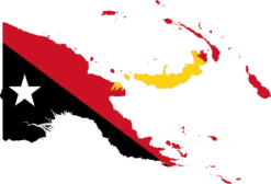 Organic Papua New Guinea 2lb Coffee Beans -Coffee Related Shop 1200px Flag map of Papua New Guinea svg