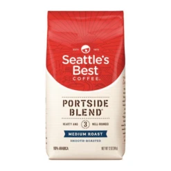 Pre-Order Seattle's Best Coffee Portside Blend Medium Roast WHOLE BEAN 340gr (6 Pack)