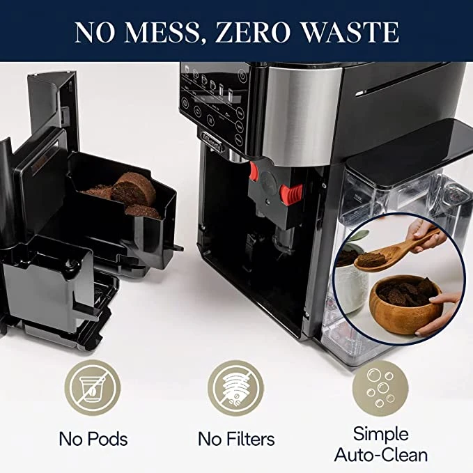 De'Longhi TrueBrew Automatic Coffee Machine - Stainless - CAM51025MB 7 De'Longhi TrueBrew Automatic Coffee Machine - Stainless - CAM51025MB - Image 5