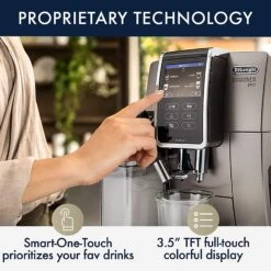 Delonghi Dinamica Plus, Smart Coffee & Espresso Machine With Coffee Link Connectivity App + Automatic Milk Frother, Titanium - ECAM37095TI 14 Delonghi Dinamica Plus, Smart Coffee & Espresso Machine With Coffee Link Connectivity App + Automatic Milk Frother, Titanium - ECAM37095TI -Coffee Related Shop 81 vqLwDB2L. AC SL1500