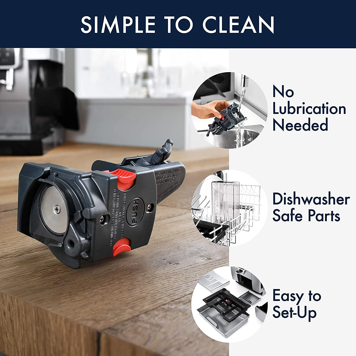 Delonghi Dinamica Plus, Smart Coffee & Espresso Machine With Coffee Link Connectivity App + Automatic Milk Frother, Titanium - ECAM37095TI 10 Delonghi Dinamica Plus, Smart Coffee & Espresso Machine With Coffee Link Connectivity App + Automatic Milk Frother, Titanium - ECAM37095TI - Image 8