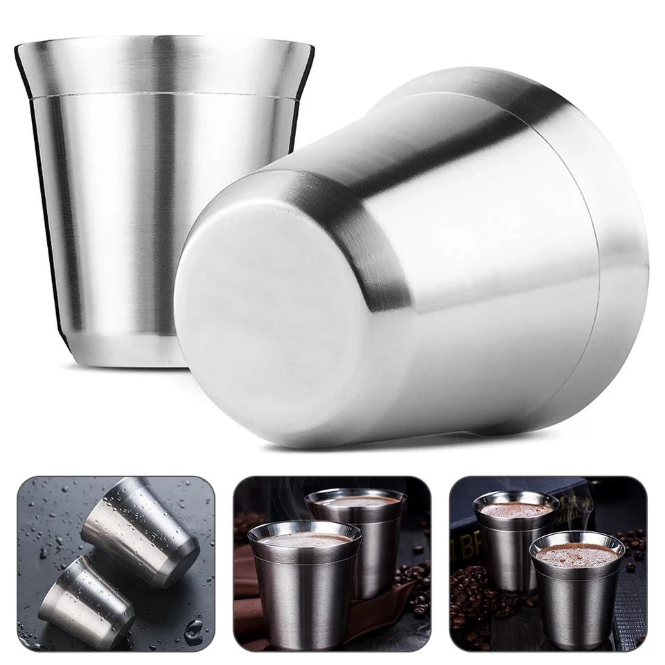 Accessories Double Wall Stainless Espresso Cup 7 Accessories Double Wall Stainless Espresso Cup - Image 5