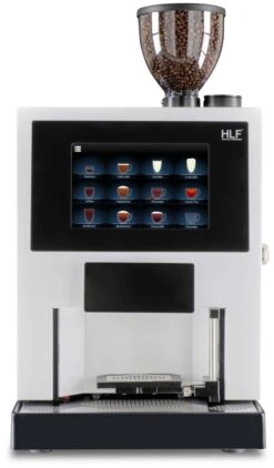 HLF 2700 Fresh Milk And 1st In The Market, A Truly Full Self Clean Machine -Coffee Related Shop hlf 2700 white front straight