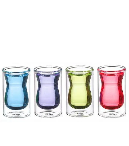 Accessories Glassware: GROSCHE Double Walled Istanbul Glasses - 4 X 90ml/3 Fl. Oz 3 Accessories Glassware: GROSCHE Double Walled Istanbul Glasses - 4 X 90ml/3 Fl. Oz