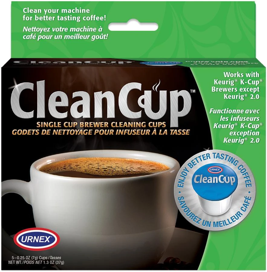 Urnex Clean Cup Single Cup/K Cup Brewer Cleaner Capsules 5 Count 3 Urnex Clean Cup Single Cup/K Cup Brewer Cleaner Capsules 5 Count